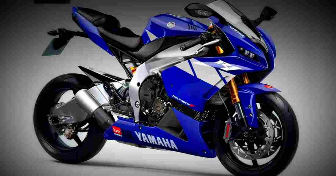Yamaha YZF R1 2019 2 motorbike A4 Photo Print