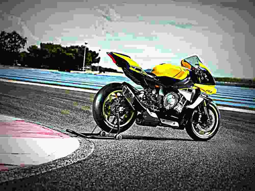 Yamaha YZF R1 60th Anniversary 2017 1 motorbike A4 Photo Print