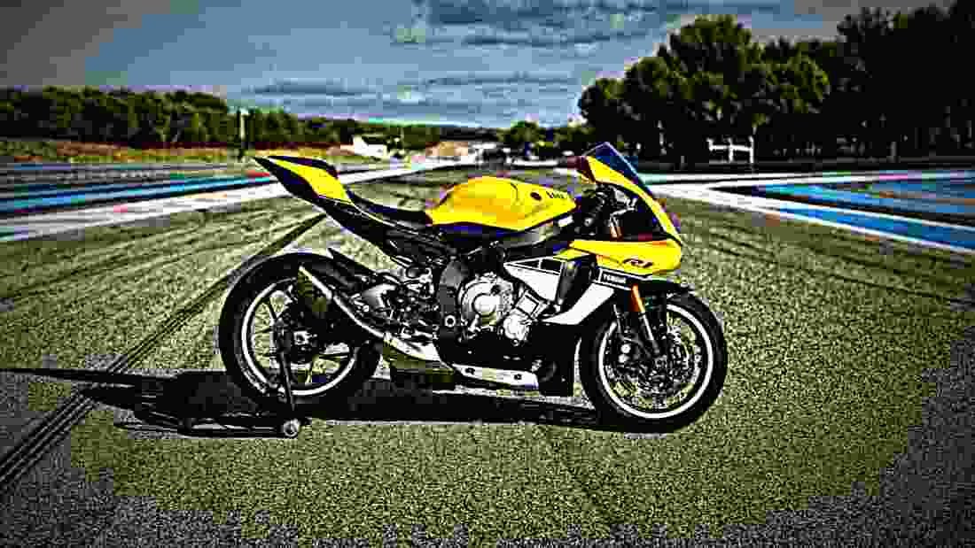 Yamaha YZF R1 60th Anniversary 2017 2 motorbike A4 Photo Print