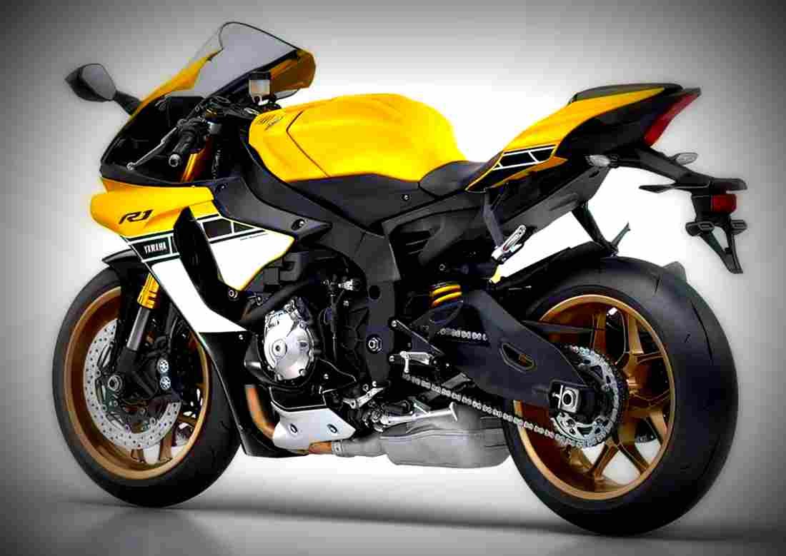 Yamaha YZF R1 60th Anniversary 2017 4 motorbike A4 Photo Print