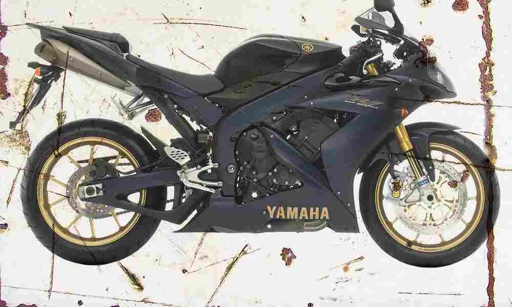 Yamaha YZF R1 SP 2006 Aged Vintage A4 Photo Print