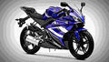 Yamaha YZF R125 125 4 motorbike A4 Photo Print