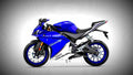 Yamaha YZF R125 2017 2 motorbike A4 Photo Print