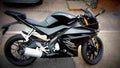 Yamaha YZF R125 2017 4 motorbike A4 Photo Print