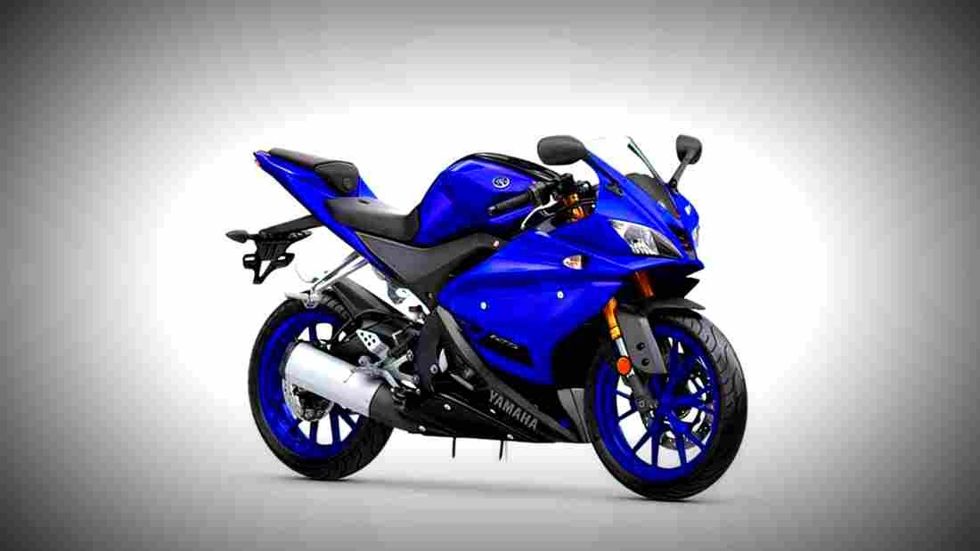 Yamaha YZF R125 2018 2 motorbike A4 Photo Print