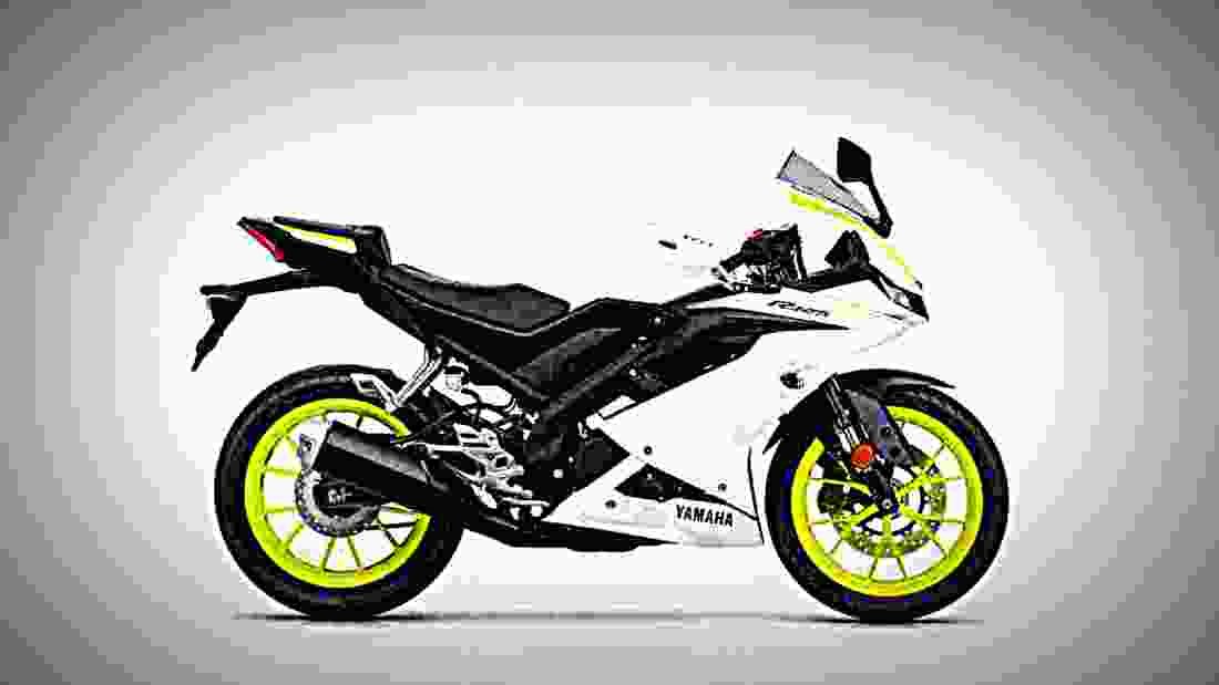Yamaha YZF R125 2019 2 motorbike A4 Photo Print
