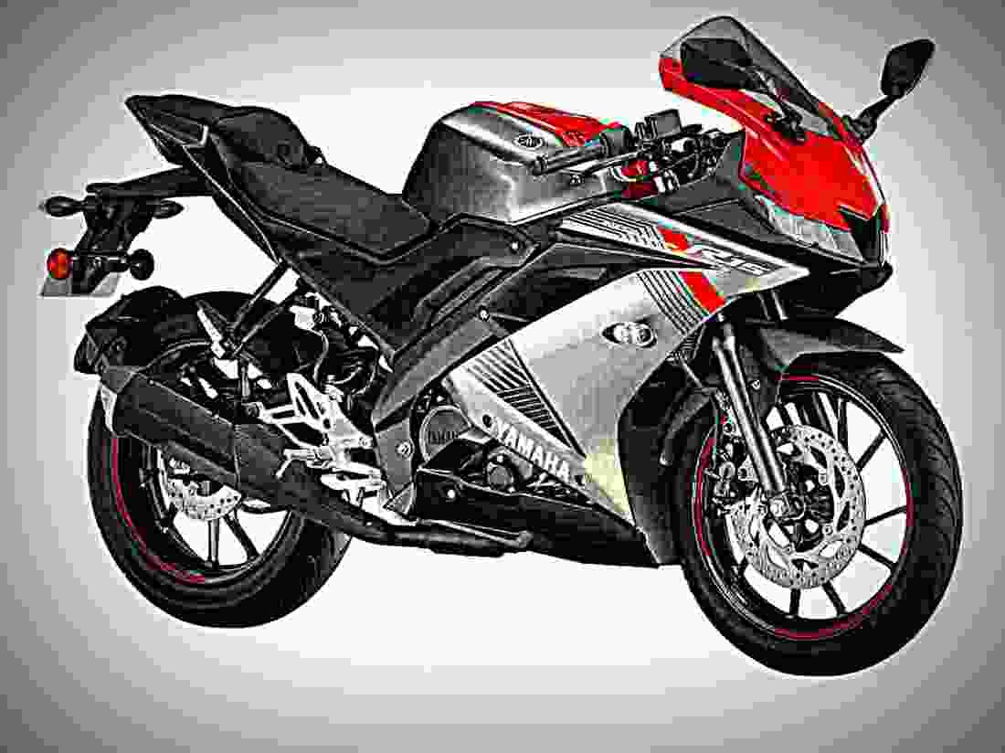 Yamaha YZF R15 Version 2.0 2018 2 motorbike A4 Photo Print