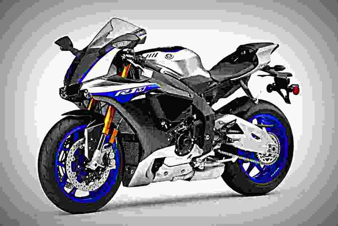 Yamaha YZF R1M 2017 1 motorbike A4 Photo Print