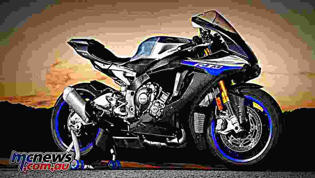 Yamaha YZF R1M 2018 1 motorbike A4 Photo Print