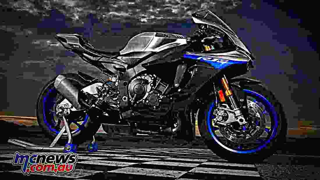 Yamaha YZF R1M 2018 2 motorbike A4 Photo Print