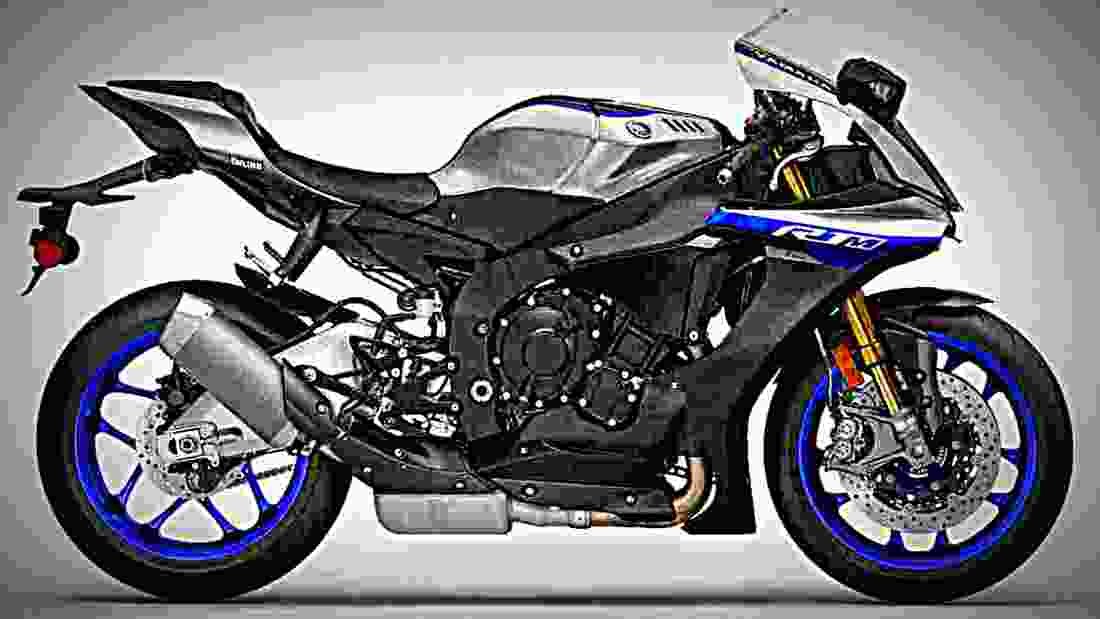 Yamaha YZF R1M 2019 1 motorbike A4 Photo Print