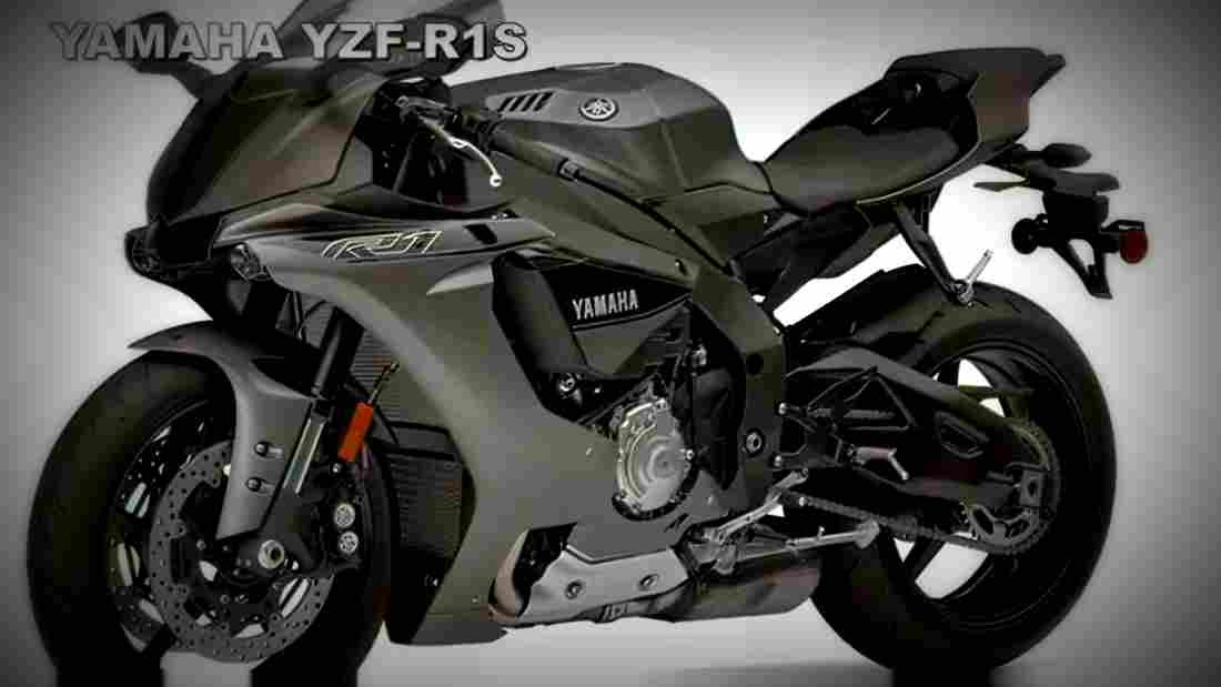 Yamaha YZF R1S 2017 4 motorbike A4 Photo Print