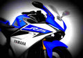 Yamaha YZF R25 2017 2 motorbike A4 Photo Print