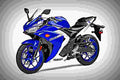 Yamaha YZF R3 2017 1 motorbike A4 Photo Print