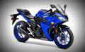 Yamaha YZF R3 2018 3 motorbike A4 Photo Print
