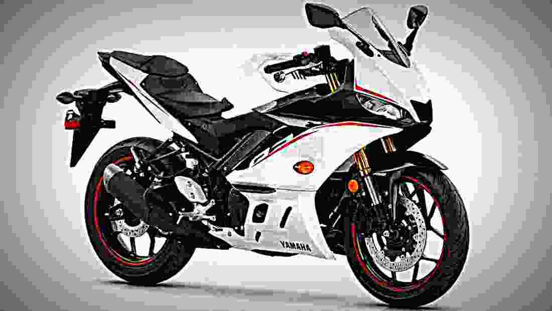 Yamaha YZF R3 2019 2 motorbike A4 Photo Print