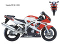 Yamaha YZF R6 1999 motorbike A4 Photo Print