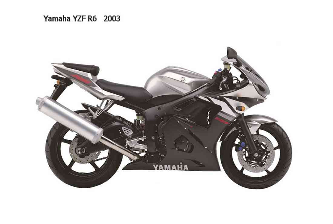 Yamaha YZF R6 2003 A4 Photo Print
