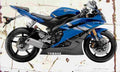 Yamaha YZF R6 2006 Aged Vintage A4 Photo Print