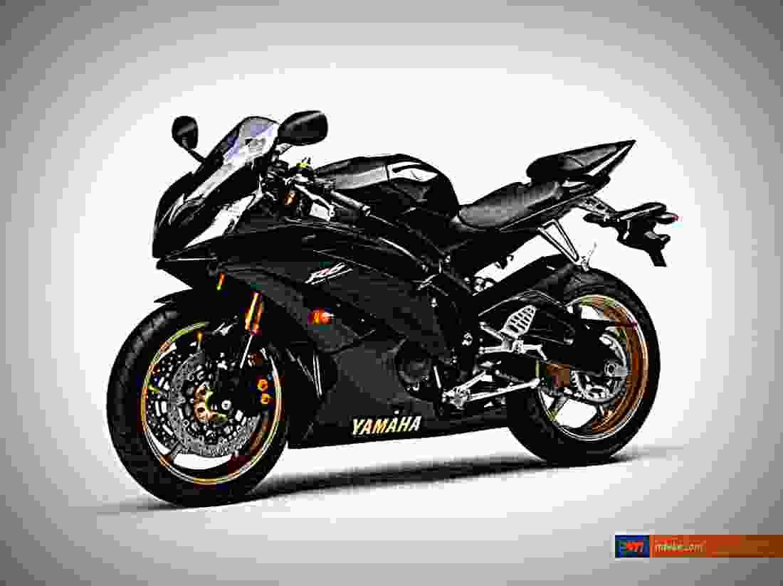 Yamaha YZF R6 2009 4 motorbike A4 Photo Print