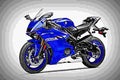 Yamaha YZF R6 2017 2 motorbike A4 Photo Print