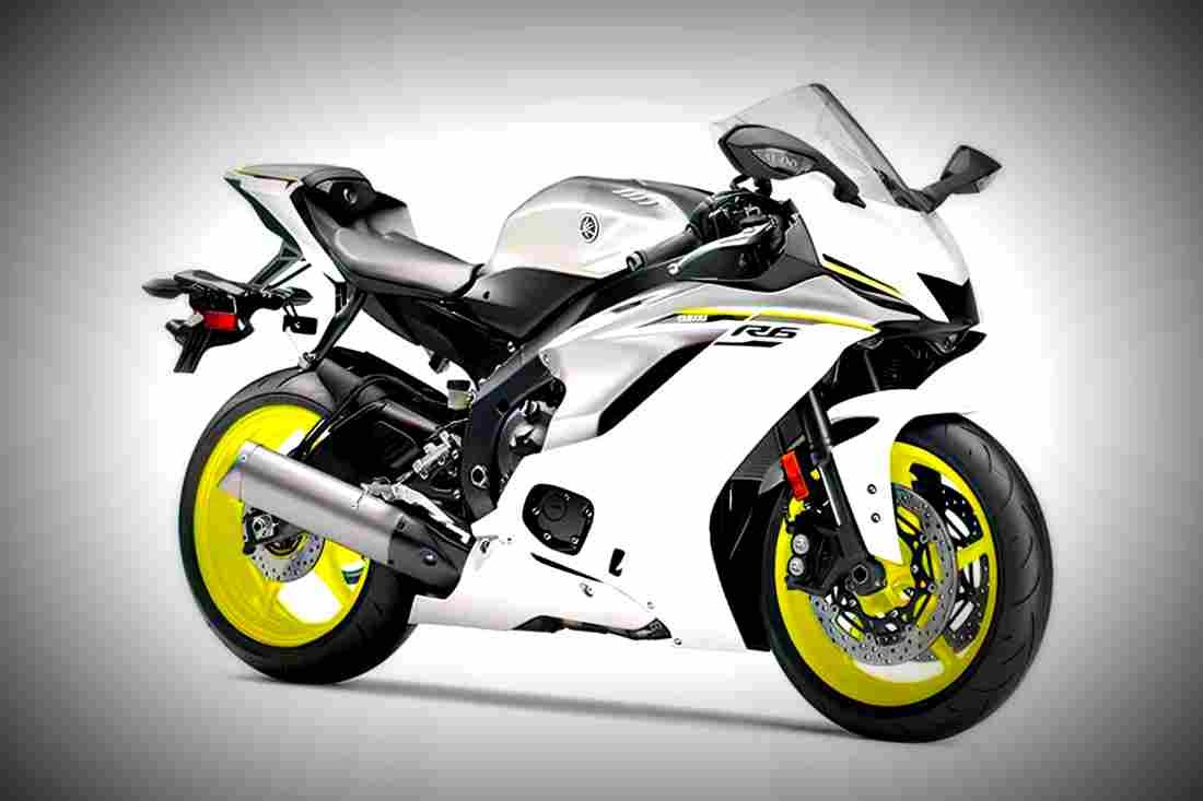 Yamaha YZF R6 2017 3 motorbike A4 Photo Print