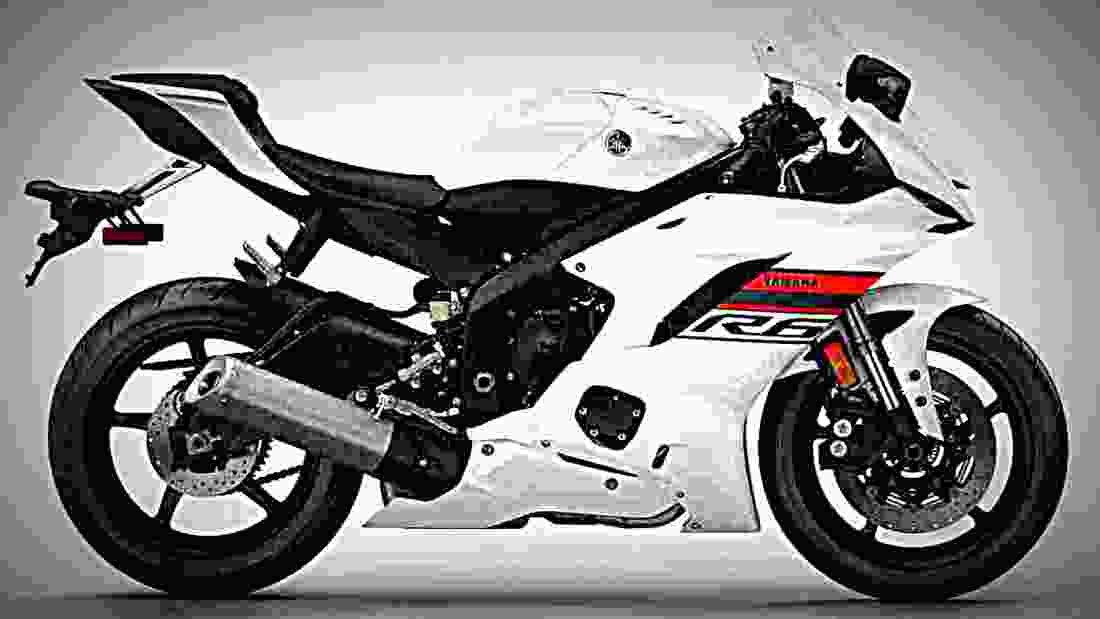 Yamaha YZF R6 2019 1 motorbike A4 Photo Print