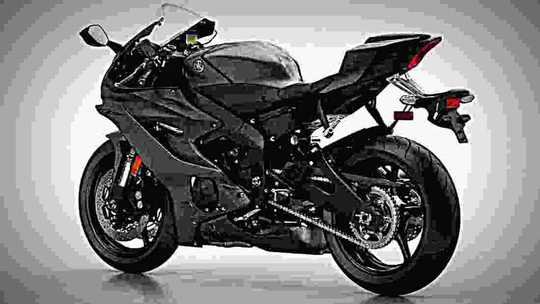 Yamaha YZF R6 2019 2 motorbike A4 Photo Print