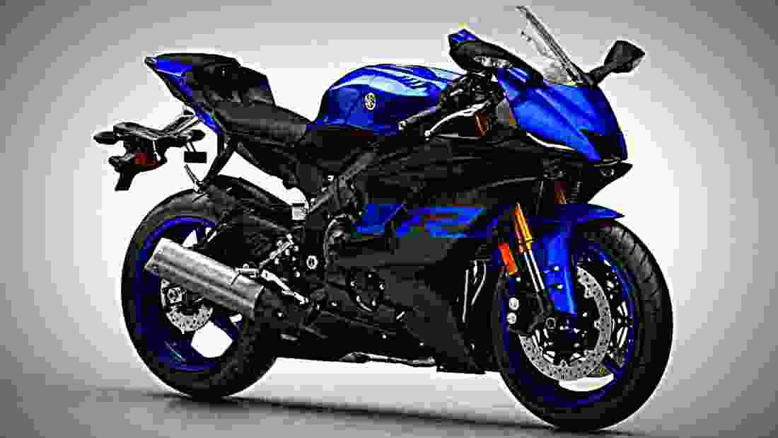 Yamaha YZF R6 2019 3 motorbike A4 Photo Print