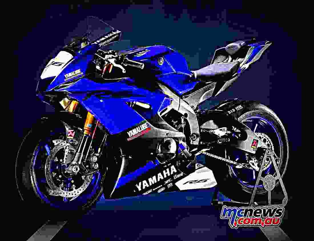 Yamaha YZF R6 Racing 2017 2 motorbike A4 Photo Print