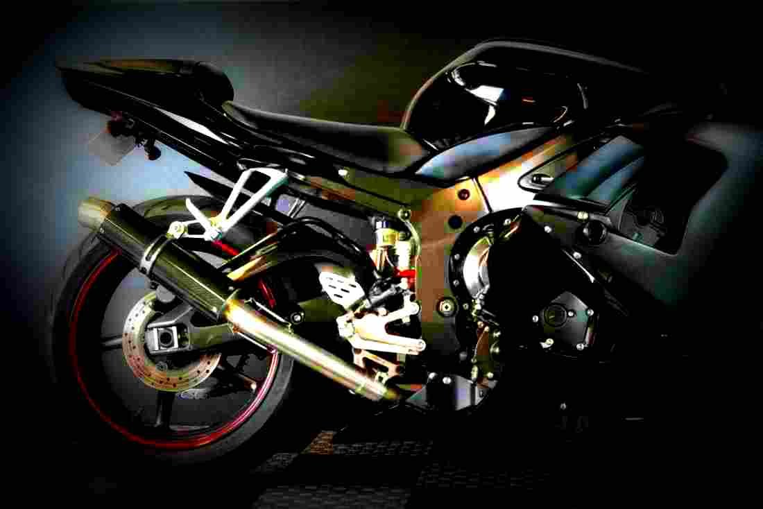 Yamaha YZF R6S YZF R6S 3 motorbike A4 Photo Print