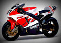 Yamaha YZF R7 1999 3 motorbike A4 Photo Print