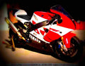 Yamaha YZF R7 1999 5 motorbike A4 Photo Print