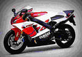 Yamaha YZF R7 2000 3 motorbike A4 Photo Print
