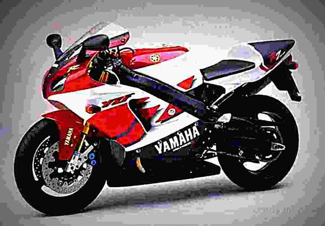 Yamaha YZF R7 2000 3 motorbike A4 Photo Print