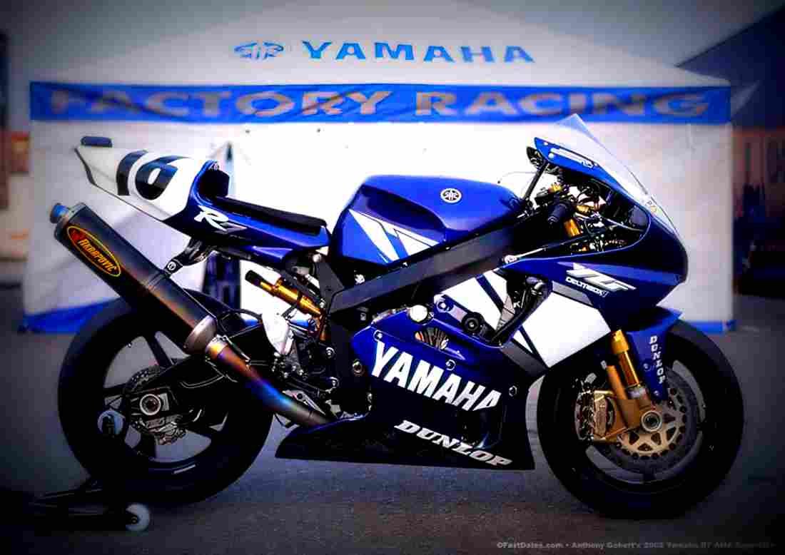 Yamaha YZF R7 2000 5 motorbike A4 Photo Print