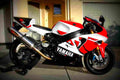 Yamaha YZF R7 2002 3 motorbike A4 Photo Print