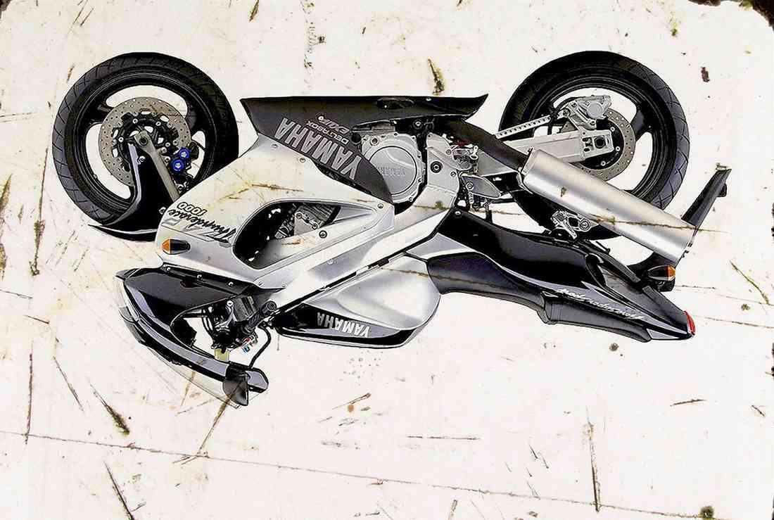 Yamaha YZF1000R Thunderace 2001 aged A4 Photo Print