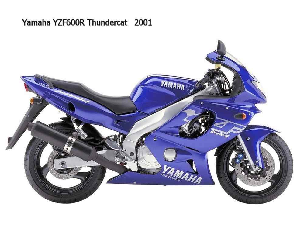 Yamaha YZF600R Thundercat 2001 motorbike A4 Photo Print
