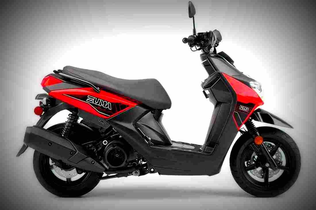 Yamaha Zuma 125 2017 2 motorbike A4 Photo Print