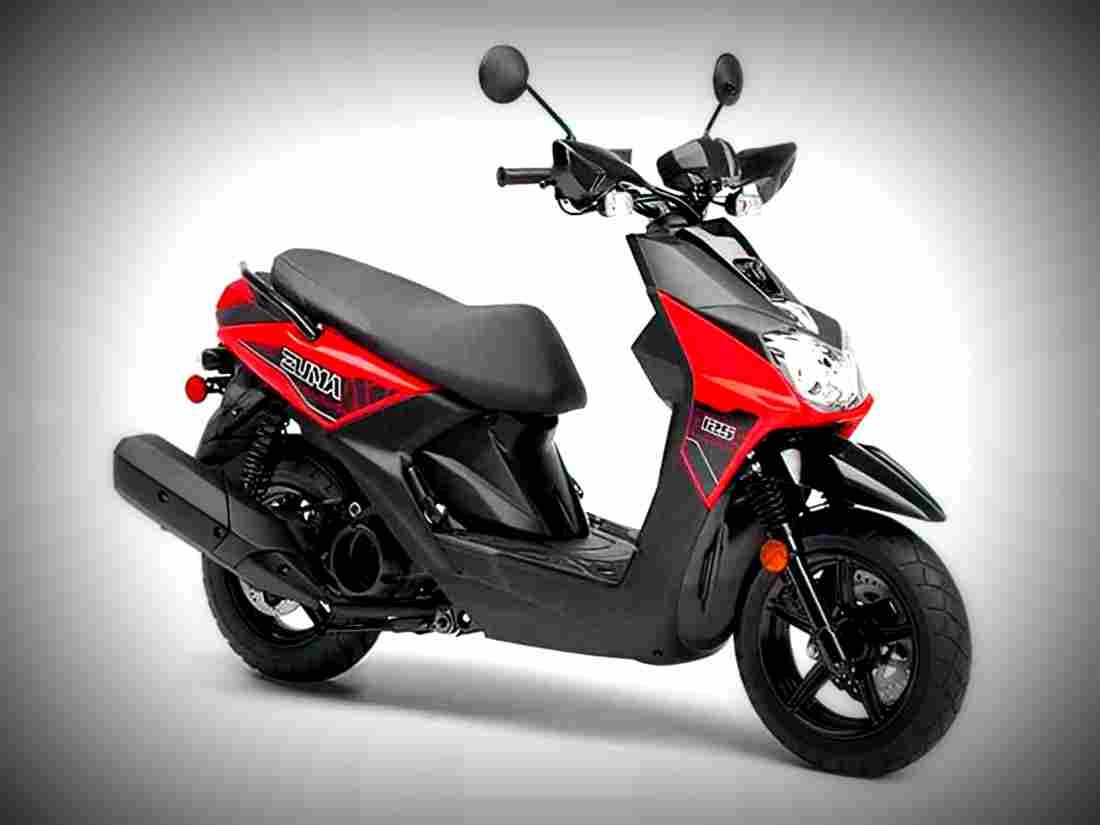 Yamaha Zuma 125 2018 4 motorbike A4 Photo Print