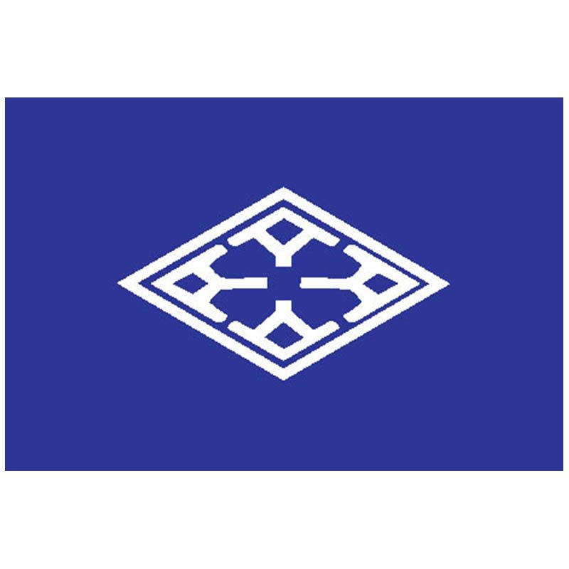 Yamatokouriyama City Flag N2667 A4 Photo Print