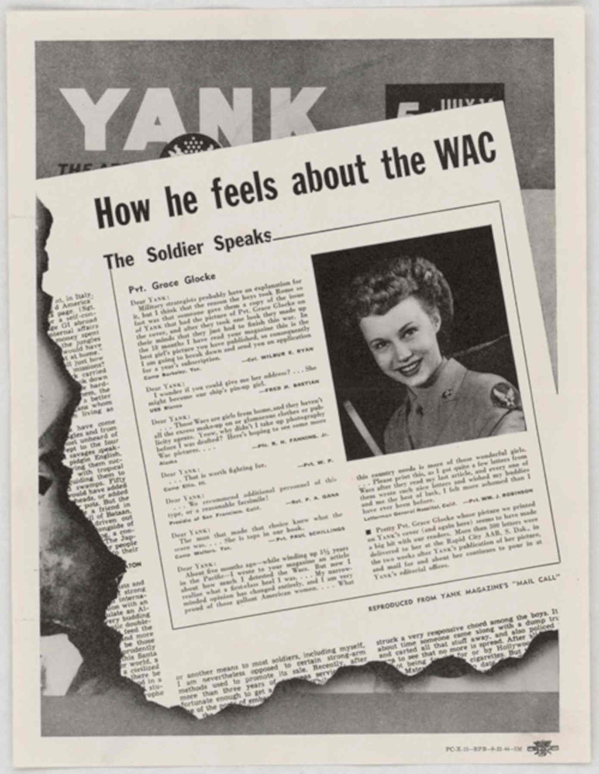 Yank Wac 1943 American World War II Advert Poster