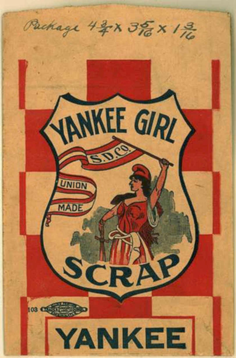 Yankee Girl Cards Vintage Retro Advert Ads A4 Photo Print