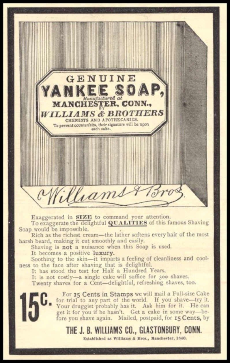Yankee Soap Label 1 Vintage Retro Advert Ads A4 Photo Print