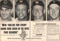 Yankees Home Run 1950s Vintage Retro Advert Poster