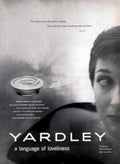 Yardley Flair Patty 1950s Vintage Retro Advert Poster