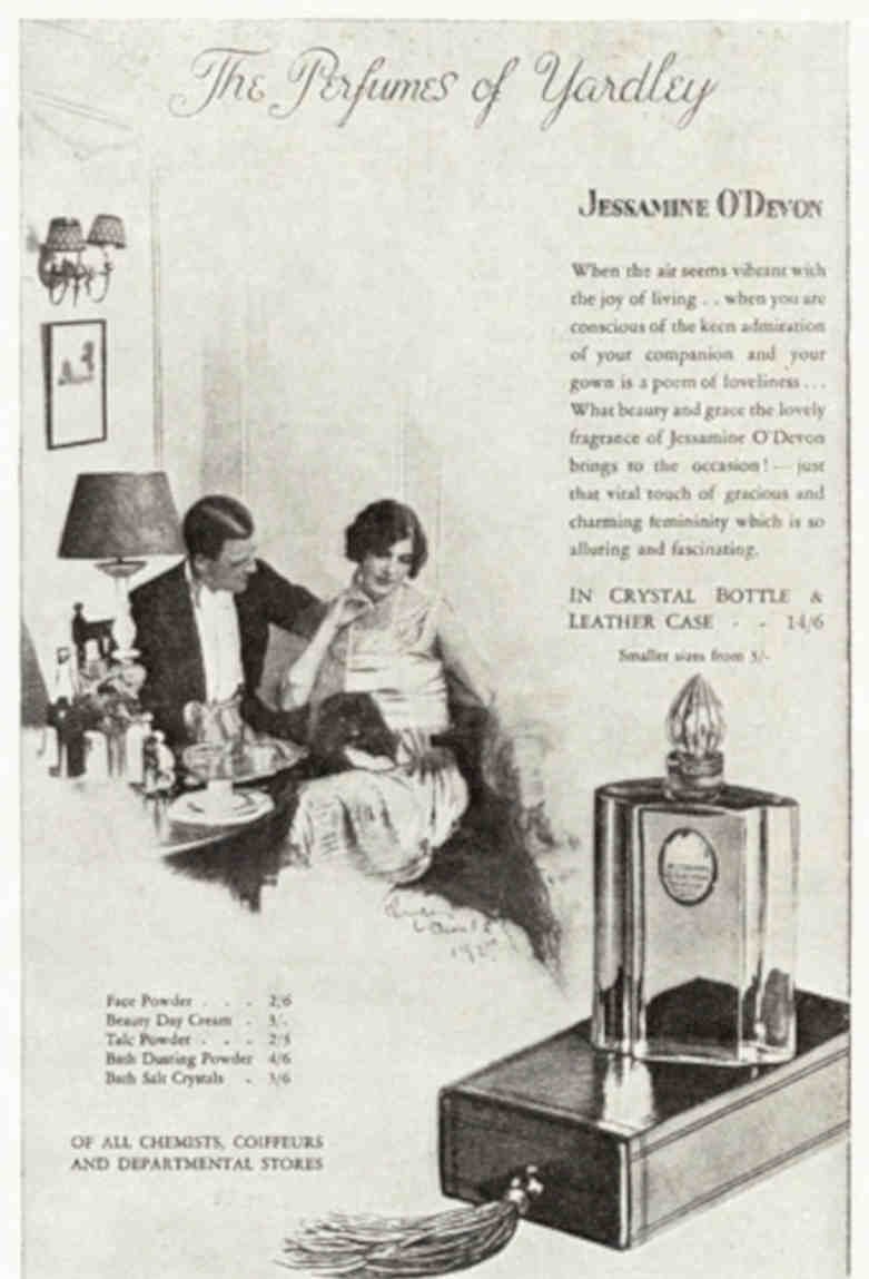 Yardley Jasmine Devon Vintage Retro Advert Poster A4 Photo Print