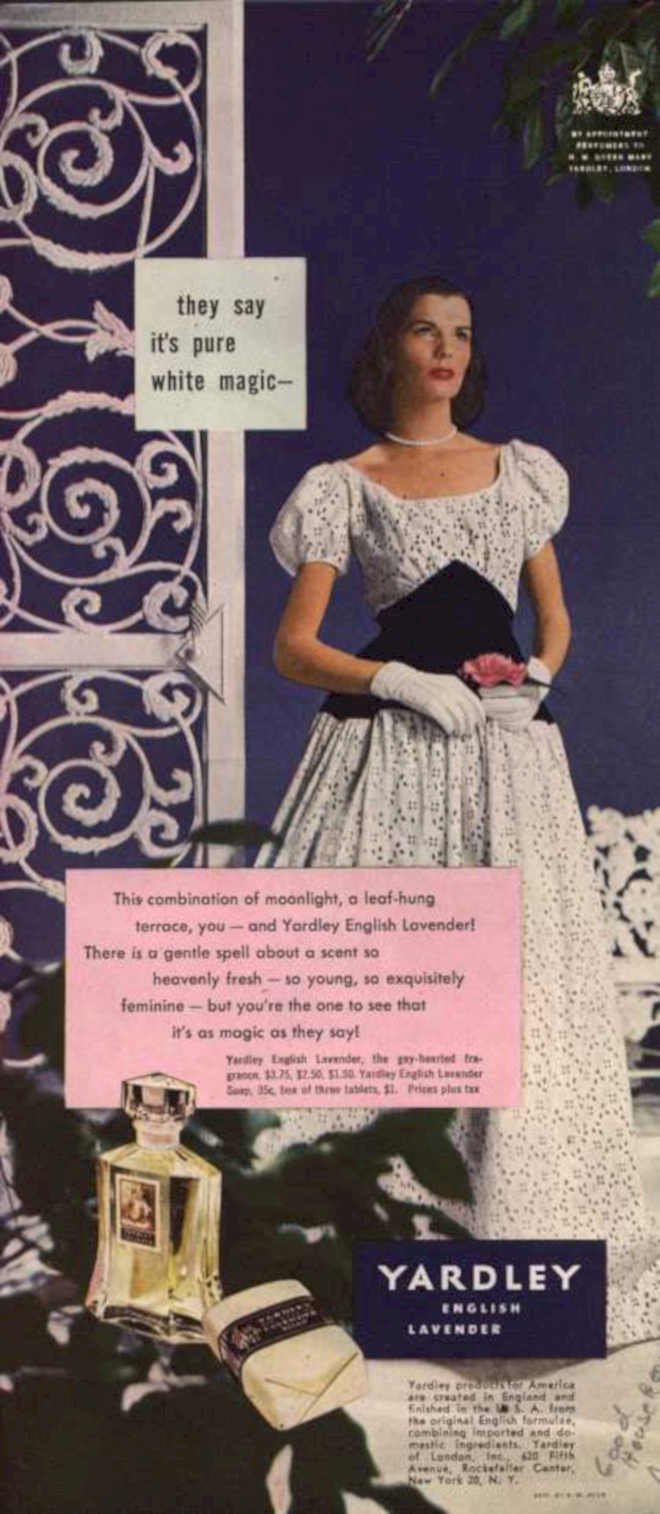 Yardley Lavender Bottle Vintage Retro Advert Ads A4 Photo Print