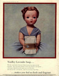 Yardley Lavender Doll 2 1950s Vintage Retro Advert Poster